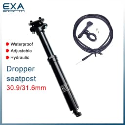 KS EXAForm 860i 30.9 31.6mm Hydroyl Seat Post Height Adjustable Seat Tube Dropper Internal Cable Remote with Suspension