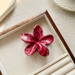 1/3PCS Hawaiian Gradient Flower Hair Claw Clip for Women Fashion Plastic Non Slip Hold Hairpin Barrette Girl Hair Accessories