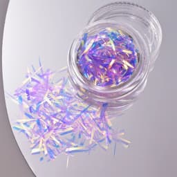 1Box Irregular Holographic Broken Glass Paper Aurora Nail Foil Decal Gradient Laser Flakes Sticker DIY Accessories Manicure Deco