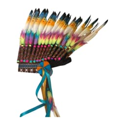 American Chief Indian Native Feather Headdress Decoration Prop for Celebrations Carnivals Themed Party Dance Show Halloween