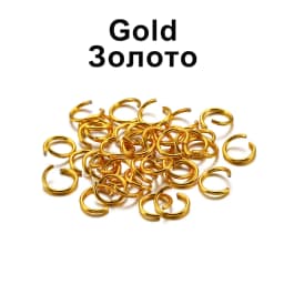 300pcs/lot 6 8 10 mm Metal Colorful Single Loops Open Jump Rings Split Rings Connectors For DIY Jewelry Making Findings Supplies