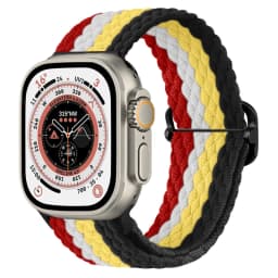 Nylon Strap For Apple Watch 12 11 10 9 8 7 46mm 42mm Adjustable Wristband iWatch Ultra4-3-2-1 49mm 6 5 4 SE 45mm 41mm 44mm Belt
