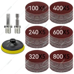 Car Detailing Headlight Restoration Sponge For Auto Polishing Waxing Washing Cleaning Wool Pad Backing Plate Sandpaper Kit