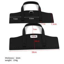 2Pcs Detachable PU Leather Bag Handle Bag Cover Bag Accessories Bag Flap High Quality Replacement Accessories for DIY Handbag