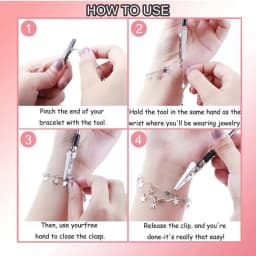 Bracelet Clasp Helper Tools Metal Jewelry Clasp Helper Bracelet Fastener Helper Jewelry Assistance Tool for Bracelet Wholesale
