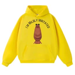 Funny I'm Mildly Irritated Marcus The Worm Meme Hoodie Humor Men Women Hoody Sweatshirt Autumn Winter Oversized Casual Pullover