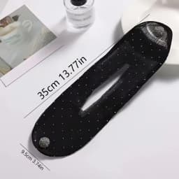 Elegant Flower Diamond Lazy Artifact Magic Hair Clip Mesh Hair Twist Bun Maker Lazy Hair Tie Hair Accessories
