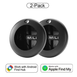MiLi MiTag Dual System Bluetooth GPS Tracker Locator Smart Location Tag Keys Finder Works With Apple Find My&Google Find Hub