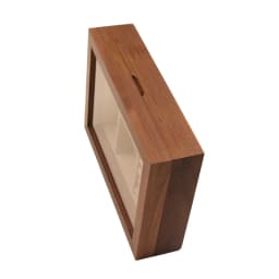 Wooden Jewelry Box Travel Ring Earring Storage Boxes Women's Necklace Bracelet Organizer Display Box with Magnetic Attraction