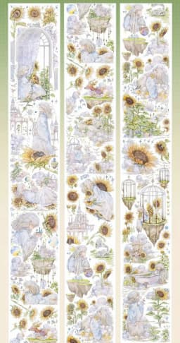 1 Loop Pet Washi Tape Sample Many Designs Wild Sunflower, Silent Corona, Pup of The Sands, Fallen Sacred Domain