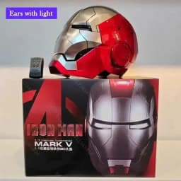 New War Machine Iron Man Helmet Mk5 Mk50 M17 Helmet Mask 1:1 Openable Voice Control Adult Cosplay Collection Ornament Gift