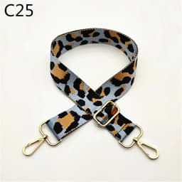 1Pc Deepeel 38mm Women Jacquard Bag Belts Leopard Shoulder Crossbody Straps Adjustable Webbing Strap DIY Bags Accessories