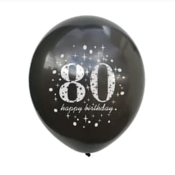 5Pc Happy Birthday Decoration Gold Rose Black 16 18 30 50 60 70 80 90 Years Birthday Party Digital Ballon Latex Party Supplies