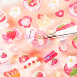 1 PC Sweet Candy Party Kawaii 3D Relief Dropping Adhesive Stickers Creative Decoration DIY Handmade Cute Stationery Stickers