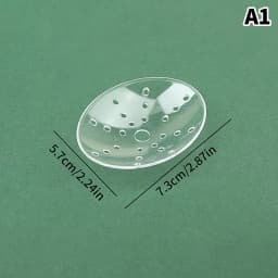 Hot Sale Eye Protection Eye Shield Breathable Single Eye Shield Porous Plastic Transparent Eye Shield Ophthalmic Oval Eye Shield