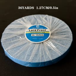 36Yards Hair System Tape Double Side Walker Tape 0.8CM Blue Lace Front Wig Tape For Toupee Sweatproof Ultra Hold Wig Tape 2.54CM