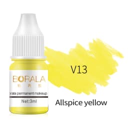Borala 26 Colors Permanent Makeup Pigment Lip Tattoo Inks Vegan Eyebrows Microblading Pigments 3ml Body Art Ink for PMU Artists
