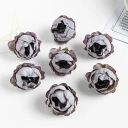 10PCS Artificial Flowers Rose Wedding Wreath Valentine‘s Decora Home Room Scrapbooking Fake Silk Peony Head Diy Gifts Candy Box