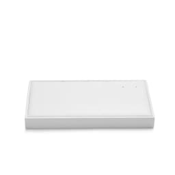 Oirlv Jewelry Display Tray White Ring Earring Display Jewelry Tray Leather Jewelry Trays Bangle Bracelet Necklace Display Trays