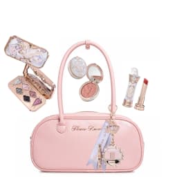 Flower Knows Knight Unicorn Makeup Set Eyeshadow Blush Lipstick With Tote Bag Cute Kawaii Beauty Gift Set Limited Edition