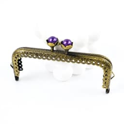1/2/3/5Pcs 10.5cm Antique Bronze Purse Frame Handle Metal Kiss Lock Clasp with Pearl Coin Wallet Clutch Bag DIY Accessories