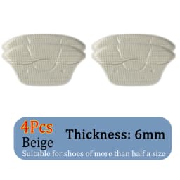 4pcs Heel Stickers Pain Relief High Heel Pads Protectors Insoles Patch Sport Shoes Adjust Size Antiwear Feet Pads Cushion Insert