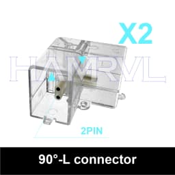 Hexagon Light Adjustable Suspension Rope and Splicing Connector All Copper 2Pin V/Y/L/T/I Cable LED Tube Lamp for Garage Ceiling