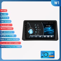 9" Hizpo 2Din Android Auto Car Radio for Opel Vauxhall Mokka 1 2012 - 2016 UI7862 Multimedia SWC RDS DSP 4G BT CarPlay 360° CAM