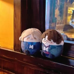 One Pair Hannibal Will Plush Doll Pendant Present Home Decoration Halloween Hannibal Lecter Stuffed Doll Toys Collect XMAS Gift