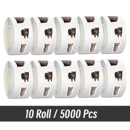 500pcs/roll Cartoon Meme Cat Stickers For School Reward Stickers Classroom Decoration Encouragement Sticker For Student Teacher