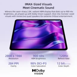 OnePlus Pad Go 2 Global Version Tablet 128GB 256GB MediaTek Dimensity 7300-Ultra 12.1" 120Hz Screen 10050mAh Android Tablet