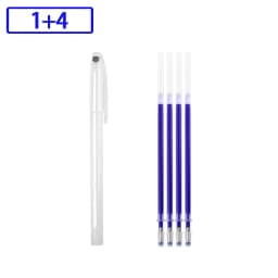 4-40Pcs High Temperature Disappearing Fabric Marker Pen Erasable Refill Pens For Patchwork Fabric PU Leather Mark Sewing Tools