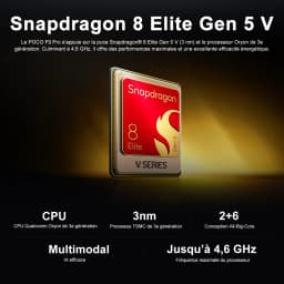 Global Version POCO F9 Pro 5G Smartphone Snapdragon® 8 Elite Gen 5 V Series 6.59' 185Hz Ultra-bright AMOLED Display 6330mAh (Typ) Battery 100W HyperCharge NFC IP68