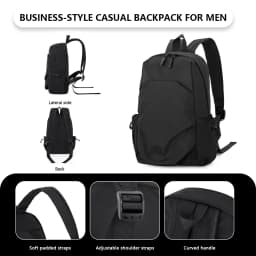 Lightweight Mini Backpack for Men, Versatile for Travel, Outdoor Hiking, Mountaineering, Casual Small Backpack, Student School Bag, Fishing, Outings, Meetings
