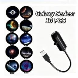 Mini USB Galaxy Star Projector Night Light 5/10/15 Patterns Clear Image With Film Starry Sky Ambient Light For Bedroom Car Decor