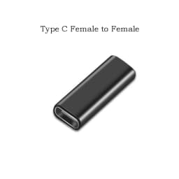 Type USB C Adapter Converter Male to Female Extend Cable Data Transfer Phone Tablet Charging Dongle USB C F to F Plug Adapter