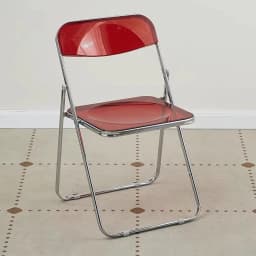 Modern Simple Acrylic Transparent Folding Chair Portable Dining Leisure Chair for Home Living Room Balcony