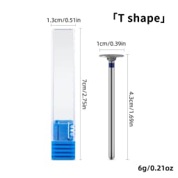 Diamond Nail Grinding Heads for Electric Drills Removable Polish/Cuticle Trim Bits Professional Manicure Pedicure Tool Flat Disk