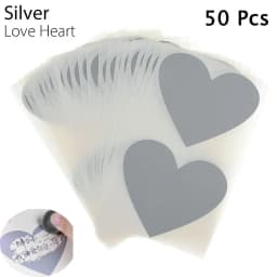 50 Pcs / Set DIY Golden Pentagram Scratch Card Sticker Self-adhesive Multifunctional Labels Scratch Coating Stickers