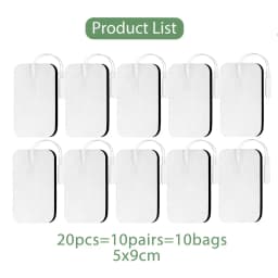10/20/50Pcs Tens Electrode Pads Gel Electric Patches For Reusable Acupuncture Body Massager Pulse EMS Muscle Stimulator Sticker