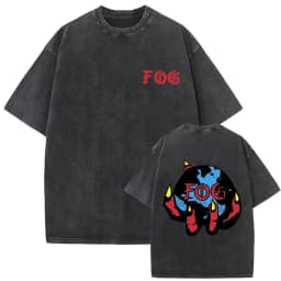 Forward Observations Group Vintage Washed T-shirt Skeleton Graphic T Shirts Men Women Fashion Oversized T-shirts Male Streetwear