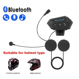 Motorcycle BT Helmet Headset Wireless Hands-free Call Kit Stereo Anti-interference Waterproof Music Player Speaker