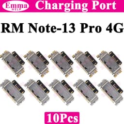10Pcs Charging Port Connector USB for Xiaomi Redmi Note 11 12 13 Pro Plus 12s 11s 14Pro 4G 5G 12Pro Charge Dock Jack Socket Plug