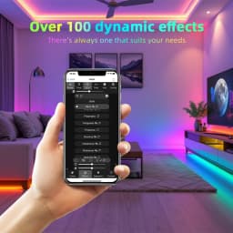 DOMRAEM ESP32 4 Output WLED Controller 16A Fuse & Level Shifter Sound Sync Compatible with WS281x Digital RGB IC LED Strip Light