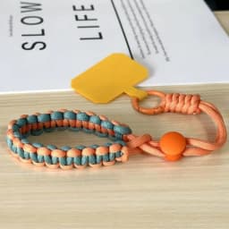 Handwoven Adjustable Mobile Phone Universal Lanyard Wrist Strap Outdoor Sports Convenient Safety Anti-drop Rope