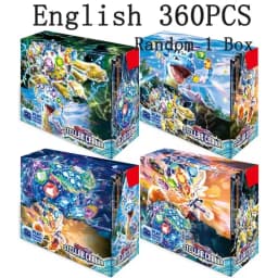 NEW 360PCS Card White Flare Black Bolt Prismatic SPARKS Scarlet Violet 151 English Booster Battle Transaction Gift