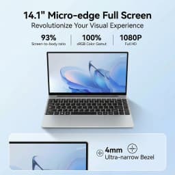 New Ultra Slim 14.1 Inch Laptop Intel Core I3-6100U 32GB RAM 2TB SSD 1920*1080 FHD Display Windows 11 Pro Office Study Computer