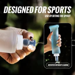 WRELS Soft Flask Folding Collapsible Water Bottle TPU BPA Free Outdoor Sport Portable Water Bag Running soft water kettle