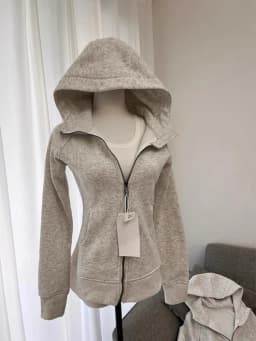 New Korean Fashion Solid Slim Coat Woman Long Sleeve Autumn Retro Design Hooded Sweatshirts Female Casual Sports Warm Outfits
