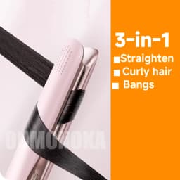 3 in 1 Hair Iron High Quality Flat Iron Straightening Hot Comb mini Professional Hair Straightener & Curling Iron Styling Tools